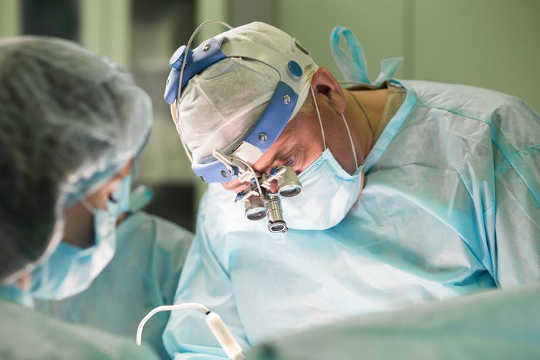 Laser-like precision.  (This is what really happens when you go under the knife)
