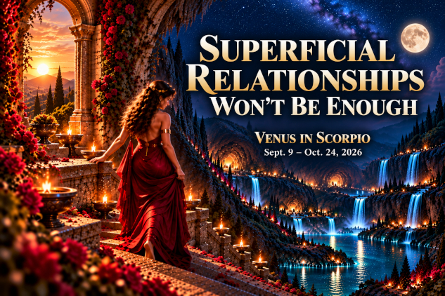 Superficial Relationships Won't Be Enough: Venus in Scorpio, Sept. 9–Oct. 24, 2026